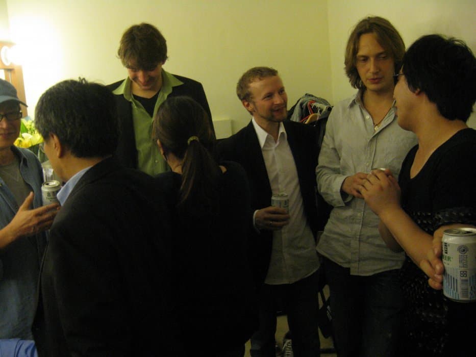 backstage after 1st show in Taiwan, 2011 (pic: privat)